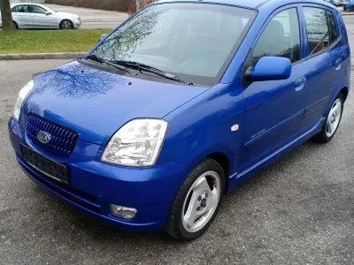 Brugt Kia Picanto 65 HK (47 kW) 2005 Blå Hatchback
