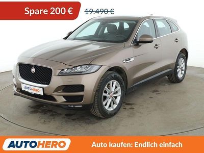 Gold Gebraucht 2016 Jaguar F-Pace Portfolio SUV | 19.290 € (Etwas zu teuer)