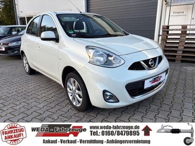Weiß Gebraucht 2015 Nissan Micra Visia Kleinwagen | 5.999 € (Etwas zu teuer)