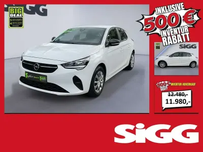 Gebraucht Opel Corsa Edition 75 PS (55 kW) 2023 Jade weiss/arktis weiss Kleinwagen