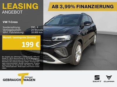 Gebraucht VW T-Cross Goal 116 PS (85 kW) 2025 Schwarz SUV
