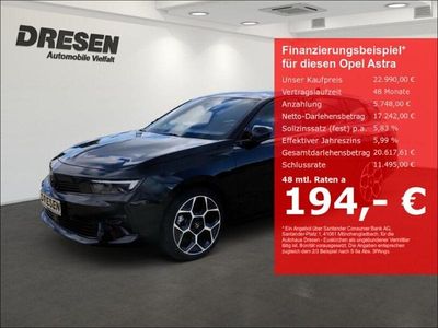 Gebraucht Opel Astra GS Line 131 PS (96 kW) 2023 Schwarz Kombi