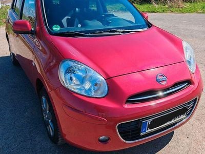 Second-hand Nissan Micra 80 CP (58 kW) 2013 Roșu Hatchback