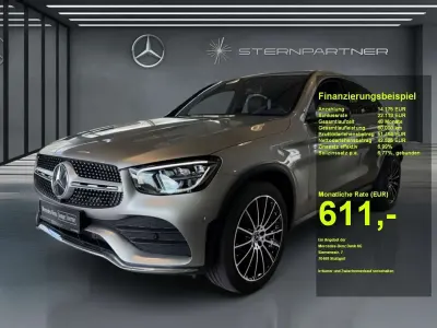 Brugt Mercedes GLC400d AMG 330 HK (242 kW) 2023 Sølv Sedan
