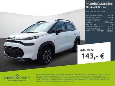 Weiß Gebraucht 2023 Citroën C3 Aircross Shine SUV | 13.670 € (Guter Preis)