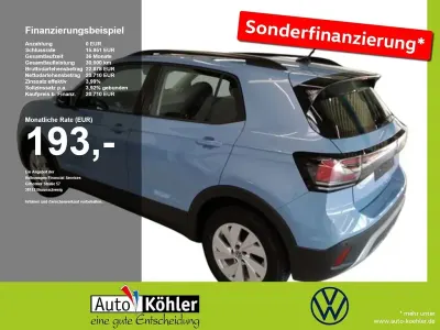 Gebraucht VW T-Cross Life 95 PS (69 kW) 2025 Blau SUV
