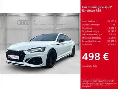 Gebraucht Audi RS5 Sportback Sport 450 PS (330 kW) 2023 Gletscherweiß metallic Limousine