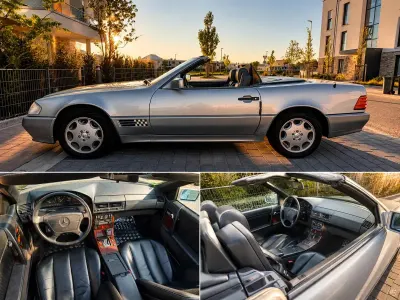 Gebraucht Mercedes SL320 231 PS (169 kW) 1994 Silber Cabrio