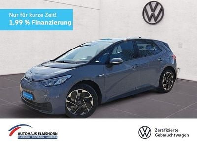 Gebraucht VW ID.3 Pure 110 kW (150 PS) 2022 Mondsteingrau schwarz Kleinwagen