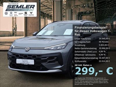 Neu VW T-Roc R 150 PS (110 kW) 2026 Grau SUV