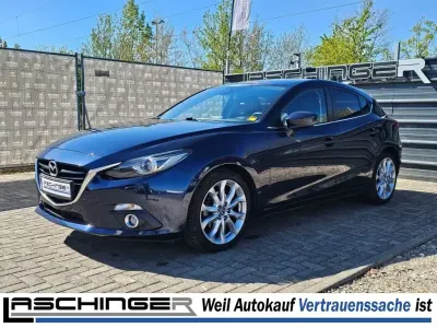 Używany Mazda 3 Sports-Line 150 KM (110 kW) 2015 Niebieski Sedan/Limuzyna
