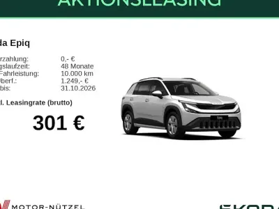 Neu Skoda Epiq Essence 155 kW (211 PS) 2026 Weiß SUV
