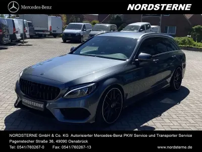 Brugt Mercedes C250 AMG line 211 HK (155 kW) 2017 Grå Stationcar