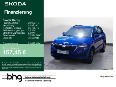 Gebraucht Skoda Karoq Clever 116 PS (85 kW) 2022 Blau SUV