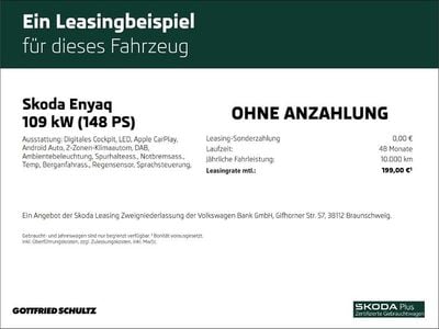 Gebraucht Skoda Enyaq iV Loft 108 kW (148 PS) 2023 Blau SUV