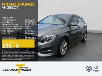 Używany Mercedes B200 Urban 156 KM (114 kW) 2016 Szary Minivan