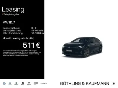 Gebraucht VW ID.7 GTX 250 kW (340 PS) 2025 Grenadillschwarz metallic Limousine