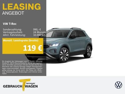 Second-hand VW T-Roc Goal 116 CP (85 kW) 2025 Albastru SUV