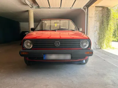 Brugt VW Golf II 90 HK (66 kW) 1989 Rød Hatchback