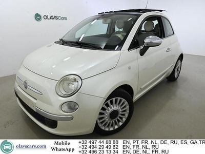 Second-hand Fiat 500 Lounge 69 CP (50 kW) 2009 Alb Cabrio