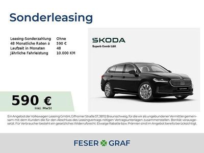 Neu Skoda Superb LAURIN & KLEMENT 193 PS (141 kW) 2026 Onyxschwarz Kombi