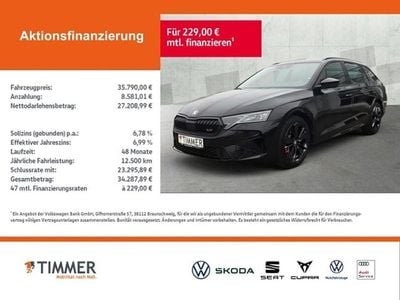 Gebraucht Skoda Octavia RS 265 PS (194 kW) 2025 Black magic perleffekt Kombi