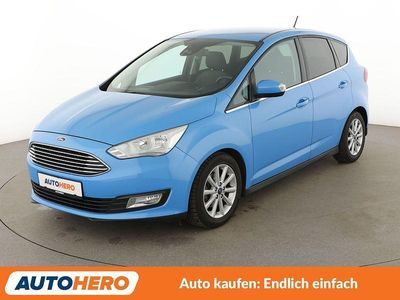 Second-hand Ford C-MAX Titanium 125 CP (91 kW) 2016 Albastru Monovolum