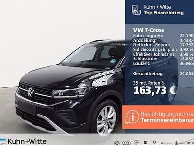 Gebraucht VW T-Cross Goal 95 PS (69 kW) 2025 Schwarz SUV