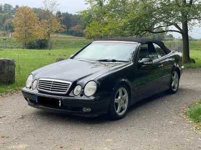 Brugt Mercedes CLK230 Elegance 197 HK (144 kW) 2003 Sort Cabriolet