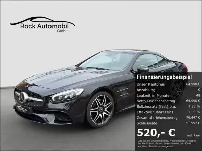 Gebraucht Mercedes SL500 AMG 455 PS (334 kW) 2017 Schwarz Cabrio