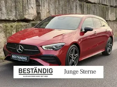 Brugt Mercedes CLA200 Shooting Brake AMG 163 HK (119 kW) 2024 Rød Stationcar