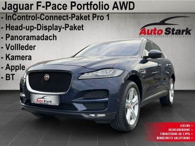 gebraucht Jaguar F-Pace Portfolio AWD°HuD°Kamera°ACC°Leder°Pano°Apple°BT°