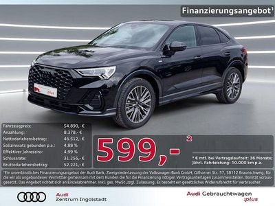 Schwarz Gebraucht 2025 Audi Q3 Sportback Sport SUV | 54.890 € (Etwas zu teuer)
