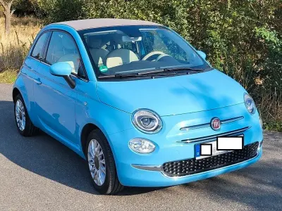 Gebraucht Fiat 500C Lounge 86 PS (63 kW) 2017 Blau Cabrio