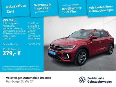 Gebraucht VW T-Roc R-line 150 PS (110 kW) 2025 Rot SUV