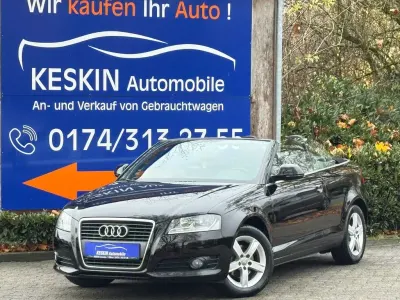 Gebraucht Audi A3 Cabriolet Attraction 102 PS (75 kW) 2009 Schwarz Cabrio