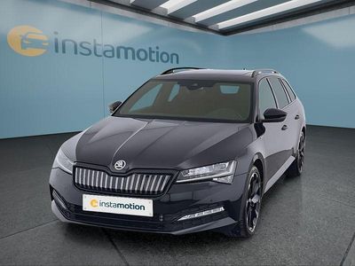 Gebraucht Skoda Superb 218 PS (160 kW) 2021 Schwarz Kombi