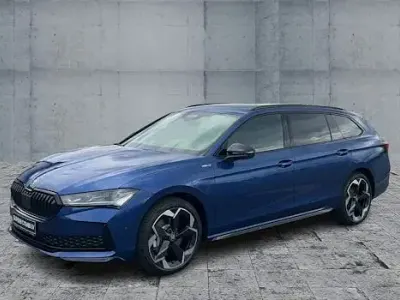 Neu Skoda Superb SportLine 204 PS (150 kW) 2026 Blau Kombi