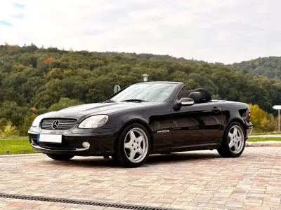 Gebraucht Mercedes SLK200 163 PS (119 kW) 2001 Schwarz Cabrio