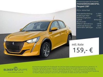 Gebraucht Peugeot e-208 100 kW (136 PS) 2021 Gelb Kleinwagen