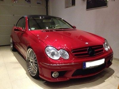 Gebraucht Mercedes CLK63 AMG AMG 714 PS (525 kW) 2006 Rot metallic Cabrio
