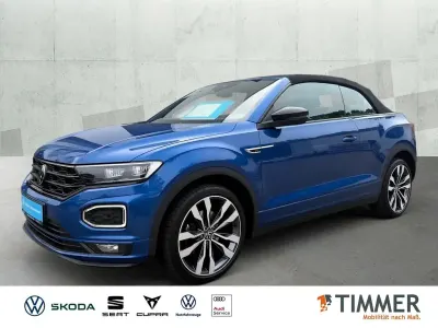 Gebraucht VW T-Roc Cabriolet R-line 150 PS (110 kW) 2022 Blau Cabrio