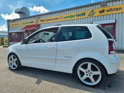Gebraucht VW Polo Sportline 85 PS (62 kW) 2008 Weiß Kleinwagen