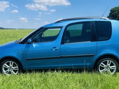 Gebraucht Skoda Roomster 80 PS (58 kW) 2006 Blau Van / Kleinbus