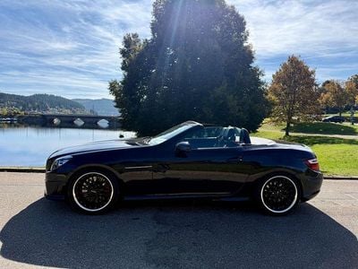 Gebraucht Mercedes SLK200 AMG line 184 PS (135 kW) 2011 Schwarz Cabrio