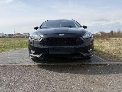 Brugt Ford Focus ST-Line 110 HK (80 kW) 2017 Sort Stationcar