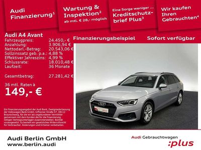 Florettsilber metallic Gebraucht 2022 Audi A4 Ambiente Kombi | 24.450 € (Superpreis)