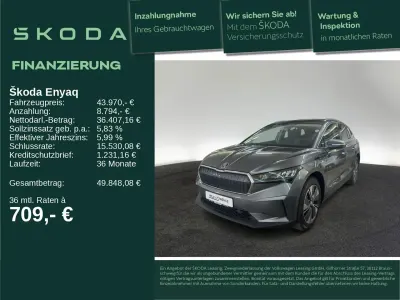 Gebraucht Skoda Enyaq iV Loft 210 kW (286 PS) 2025 Grau SUV