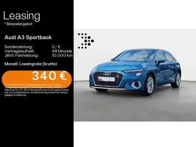 Gebraucht Audi A3 Advanced Plus 150 PS (110 kW) 2023 Atollblau metallic Limousine
