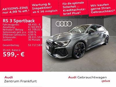 Grau Gebraucht 2022 Audi RS3 Sport Limousine | 48.450 € (Fairer Preis)
